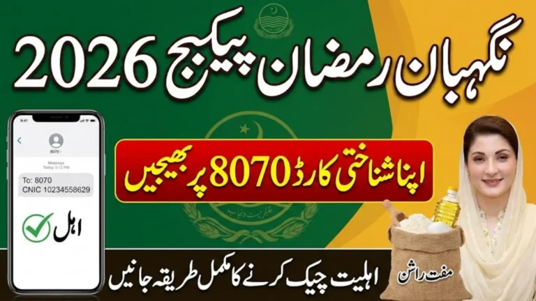 Negahban Ramzan Package Check Eligibility Status Using CNIC And 8070 Code