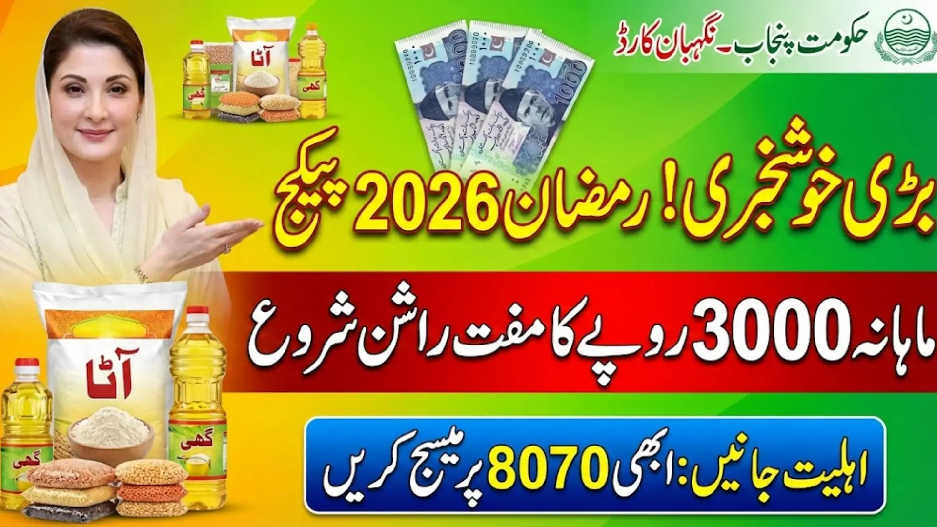 Ehsaas Rashan Subsidy 2026 Reopened Apply via Negahban Card Full Details Here