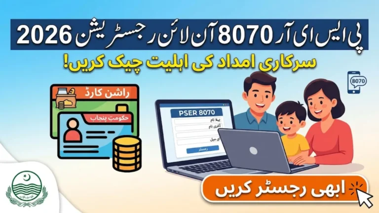PSER 8070 Registration Online 2026 Punjab Online Apply Full Details Step By Step