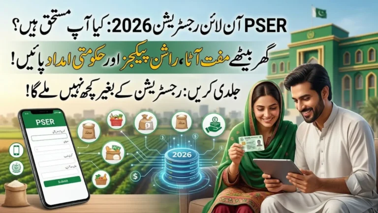 PSER Online Registration 2026 for Ramzan Package & Free Atta Rashan Full Guide
