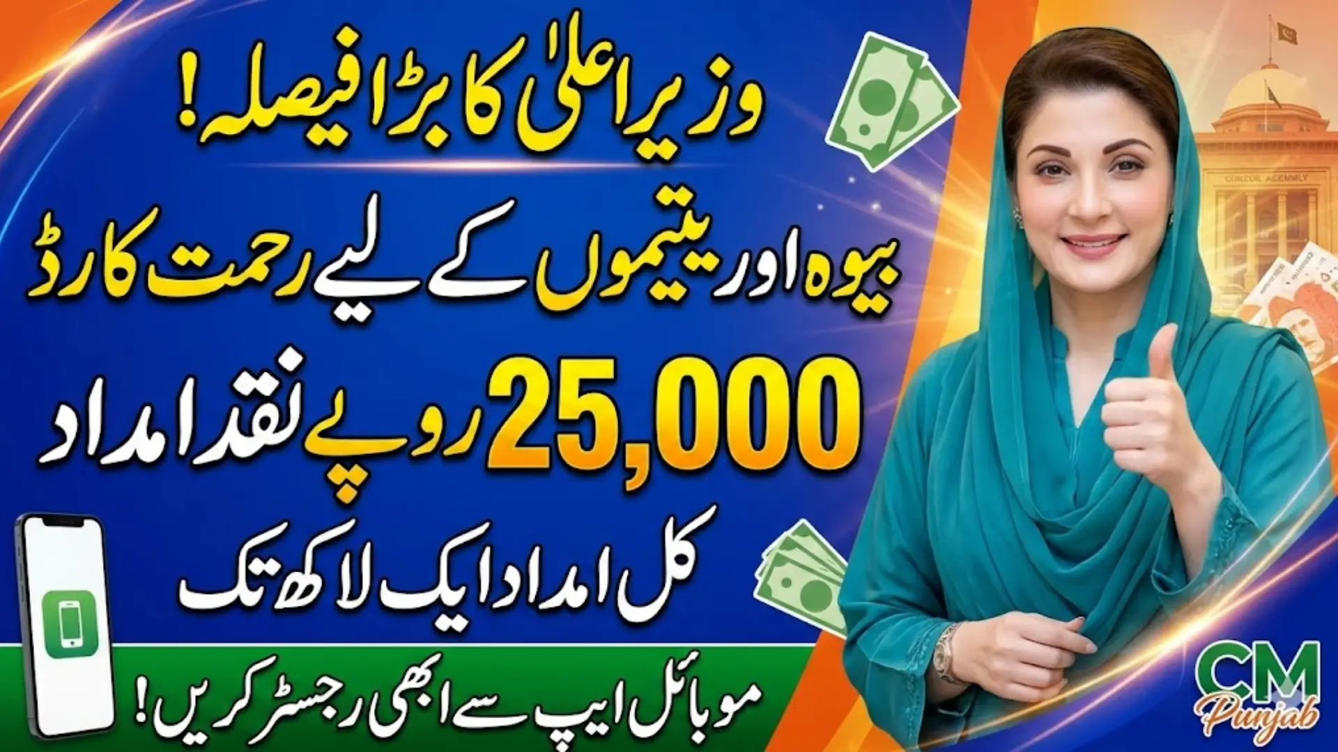 CM Rehmat Card Scheme App Web Portal And Office For Registration Full Guide 2026