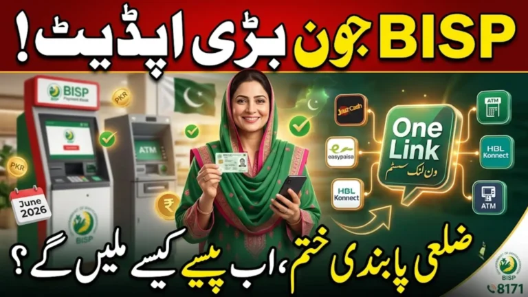 BISP June Payment Update 2026 – How Women Can Receive Payments from Any District