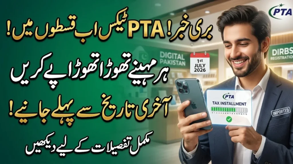 PTA Tax on Imported Phones in Monthly Installments Starts July 1 Under Finance Bill 2026-27