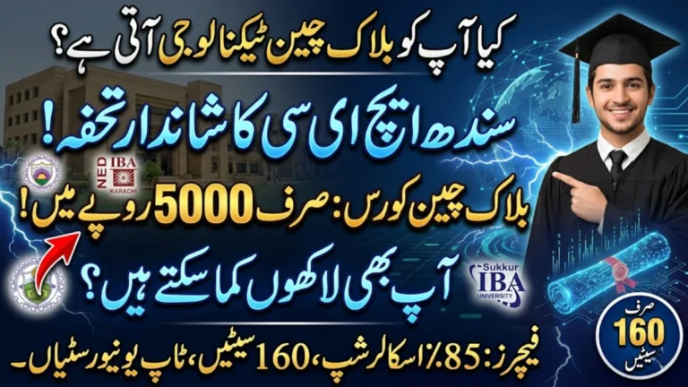 Sindh Blockchain Skills Development Program: SHEC Launches 85% Scholarship Initiative for University Students