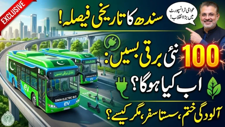Sindh Electric Buses Expansion: Government Approves 100 More EV Buses for Green Transport
