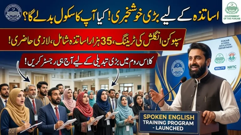 Spoken English Training Program for Teachers: Punjab Launches Skill Development Initiative for 35,000 Educators