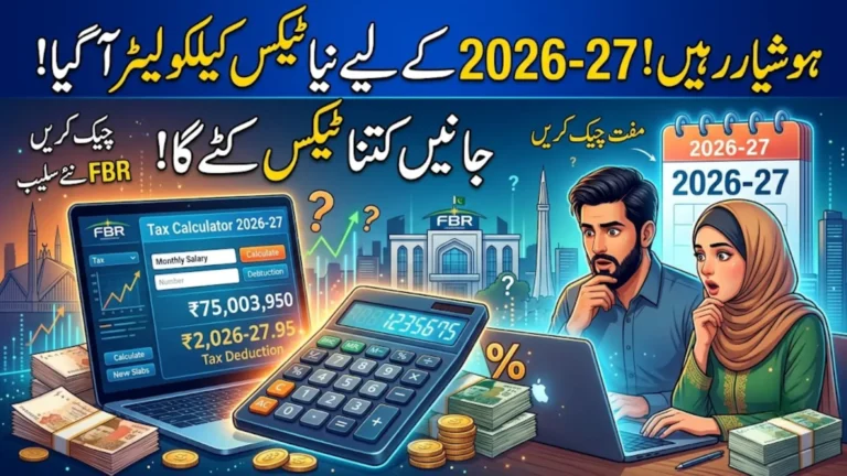 Tax Calculator Pakistan 2026-27 – Salary Tax Calculator, Income Tax Calculator, Freelancer Tax Calculator & FBR Tax Slabs Guide