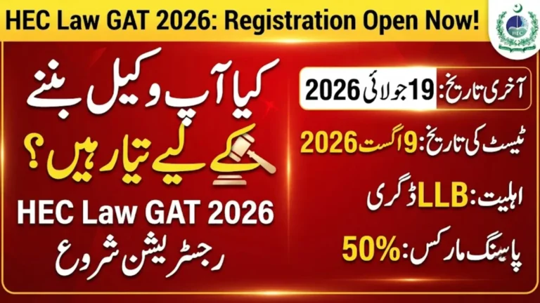 HEC Law GAT 2026 Registration Open – Apply Online Before 19 July